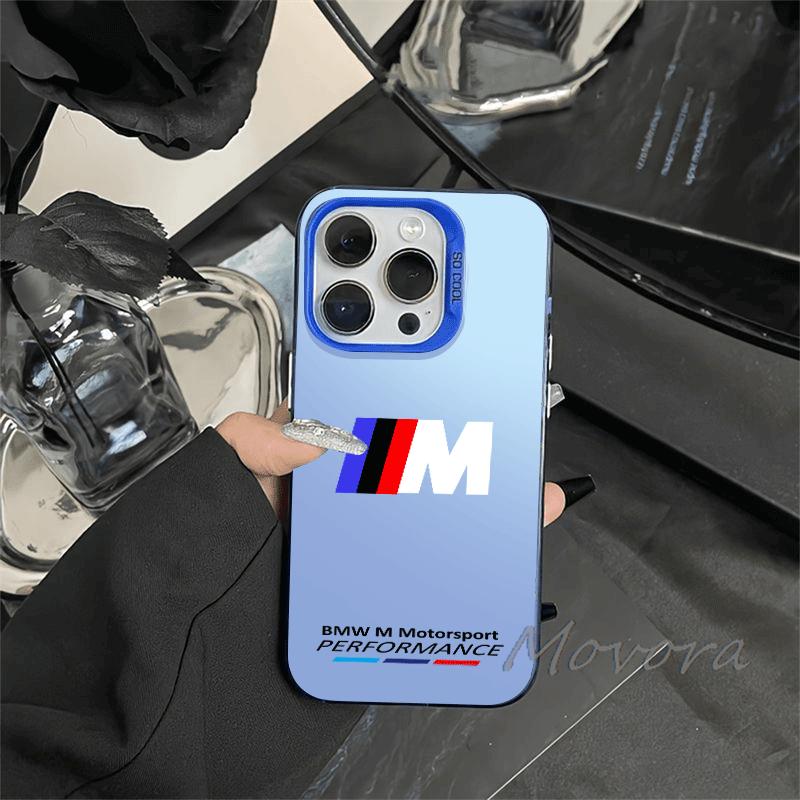 Módne puzdro na telefón Štýlové puzdro na telefón s logom BMW M pre iPhone 17 16e 16 15 14 13 12 11 Pro Max X XR XSMAX 8 7 Air Plus Kryt Nálepka ir2