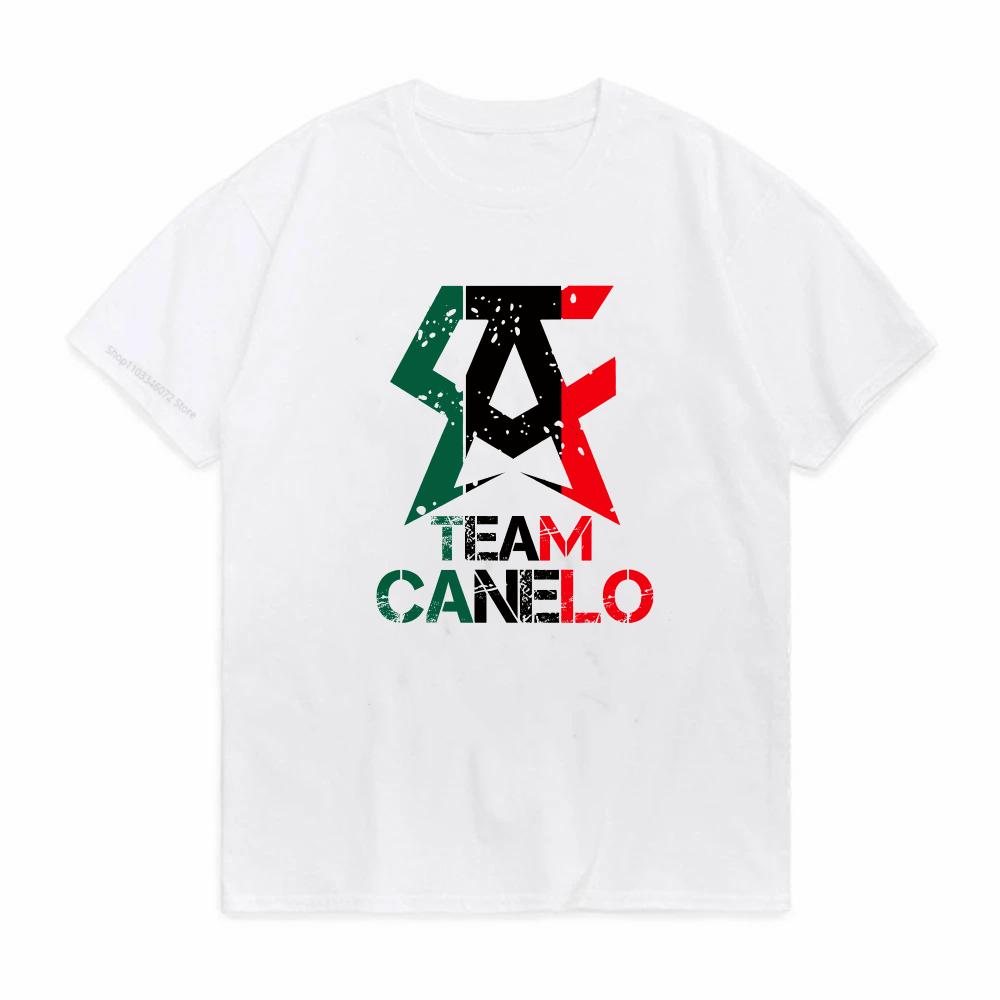 T-shirt Grafica Team Canelo Abbigliamento Vintage Designer Maglietta Traspirante Stile Comodo Ampia Abbigliamento Harajuku Top Magliette