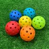 6 Τεμάχια Pickleball 74mm Ανθεκτικά 40 Τρύπες Εξωτερικού Χώρου Πολύχρωμες Μπάλες Pickleball Προπόνησης Και Ψυχαγωγίας Ρακέτα Μπάλα Για Αθλήματα Πρακτικής