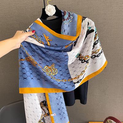 1 ΤΕΜ 180*90cm Keep Warm Νέα Κομψή, Πολυτελής, Μεταξωτή Διακόσμηση Σάλι Αντιηλιακή Προστασία με Γυναικεία Μόδα