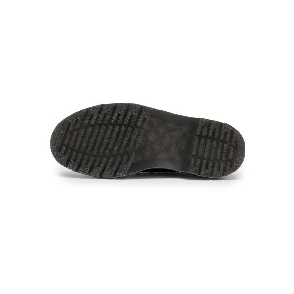 Dr. Martens Leather Round Toe Lace-Up Comfortable Durable Low-Top Casual Shoes Unisex Casual Shoes Black 31684001