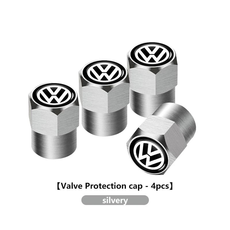 VW GTI GOLF 2026 Hot For VW VOLKSWAGEN 4pcs Car Wheel Tire Valve Tyre Caps Universal Auto Accessories For Volkswagen VW Scirocco