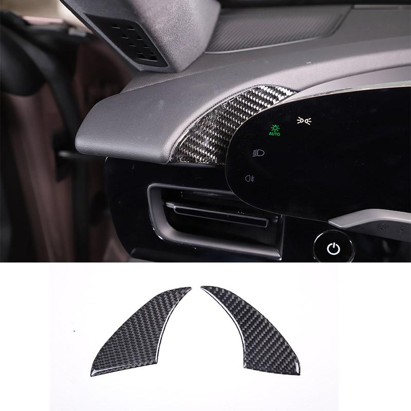 Soft Carbon Fiber for Porsche Taycan 2019-2025 Car Interior Dashboard Center Console Door Decoration Stickers Car Accessories