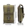 Camouflages Mobile Pouches With Multiple Pockets Water Resistant Materials For Men’s Sports Hiking Daily Use