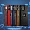Chic Faux Leather Iphone 16 Case Versatile Protection With Magnetic Closure Design