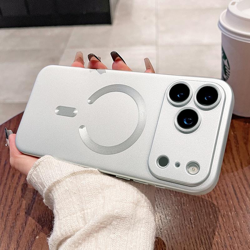 Magnetic Matte Cases For iPhone 11 12 13 14 15 16 17 Pro Max 17 Air 16 Plus For Magsafe Wireless Charge Cover Phone Accessories