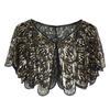 Sequins Lace Shawls Palaces Styles Women Shawls Sunscreen Hollows Out Cloak Tippet for Travel and Shopping