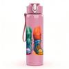 1PC Basketball Boot Sport Art 750ml Color Plastic Sports Water Bottle Leakproof Flip Straw Lid Suitable for Sports Office Home Use