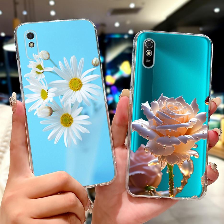 Für Xiaomi Redmi 9A Hülle Neue Mode Bemalte Abdeckung 6,53'' Weiche Dünne Handyhülle Für Xiaomi Redmi 9AT 9A Redmi9A T Rückabdeckung Taschen