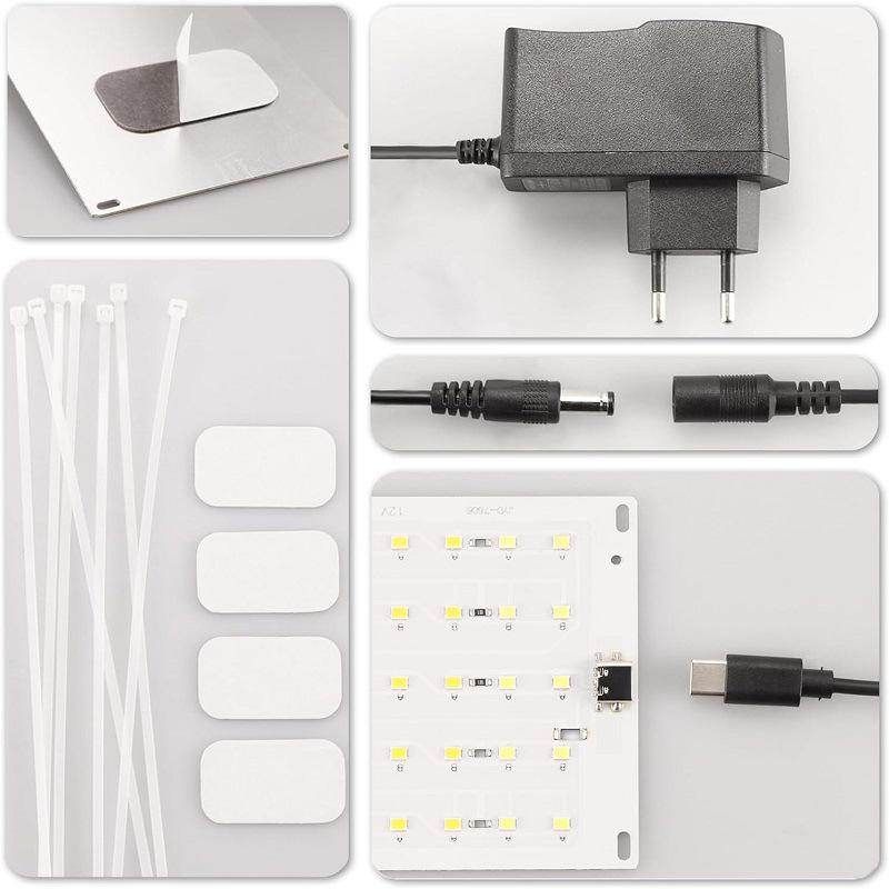 Full Spectrum LED Grow Light for Indoor Plants, Seedlings, and Aquariums