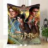 Harry Potter and the Chamber of Secrets Book Cover Art Print PosterBlanket Flannel Throw Blanket for Sofa, Bed, Travel, Camping, Office, Couch, Chair