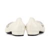 Barbara Leather Shirring Jewel Mary Jane Women Pumps 2cm Bbj119iv