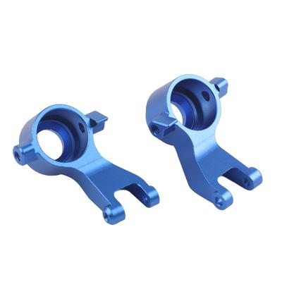 2 Stück RC Lenkblock RC Aluminiumlegierung Lenkbecher für ARRMA Senton Serie 110 RC Auto Blau