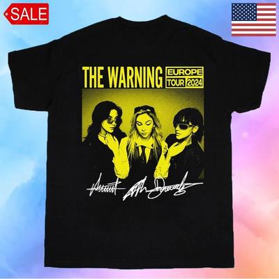 Membri del Tour Europeo T-shirt della band The Warning Tutte le Taglie QX0130