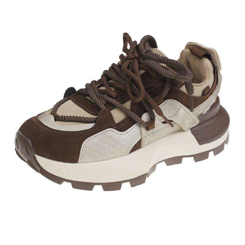Height-increasing dad shoes women's autumn new popular thick-soled lightweight sports shoes retro versatile casual Forrest Gump shoes