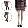 Winter Autumn Women's Irregular Geometric Patterned Fishnet Pantyhose High Elastic Sheer Mesh Tights Stockings Hosiery