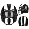 Fiberglass Retro Full Face Motorcycle Helmet Men Women Small Shell Pig Nose Design Harley Cruiser Style