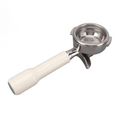 Suport filtru detașabil din oțel inoxidabil de 58 mm, cu 2 urechi, pentru cafea Nuova