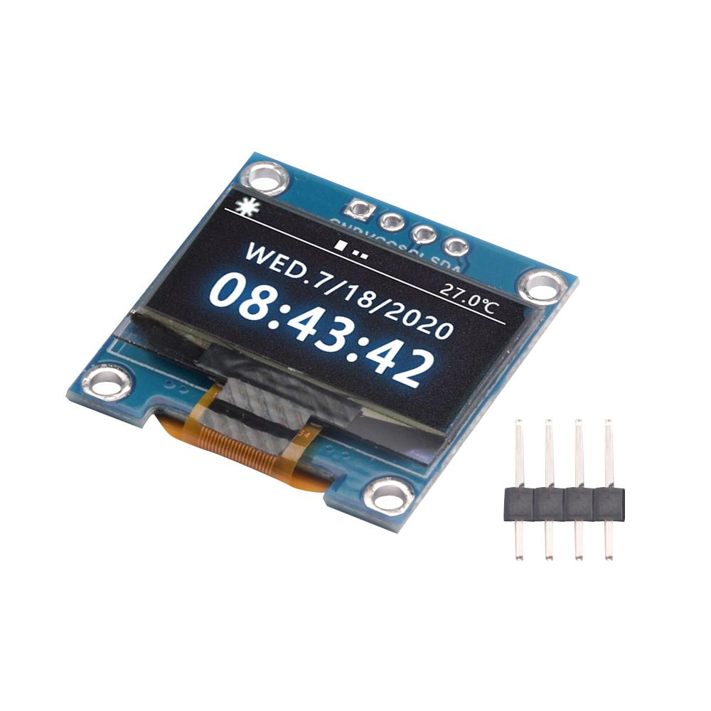 1.96 Inch blue yellow OLED I1C IIC Display Module 11861 118x61 Pixel SSD1111 Mini Self-Luminous OLED Screen Board for arduino