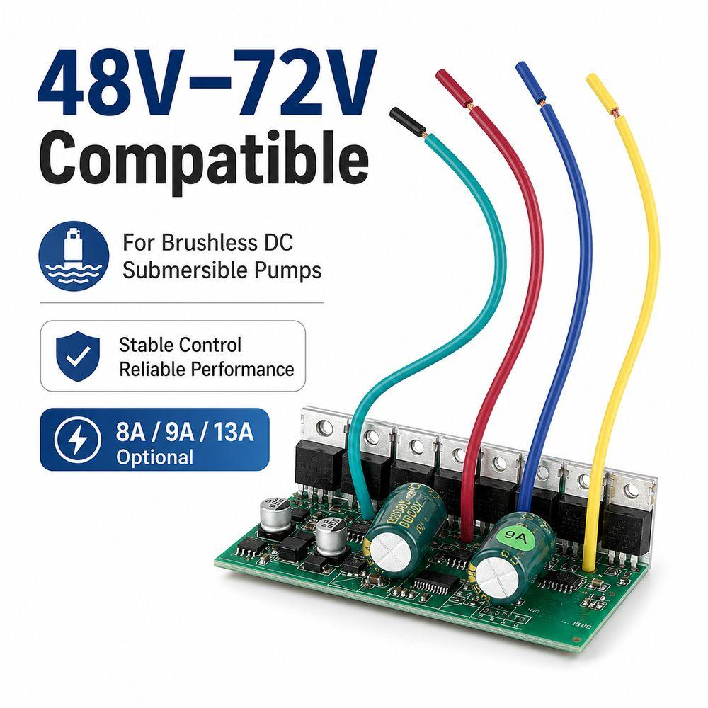Brushless Control Pump Circuit Board Motor Controller Driver Deep Well Pumps