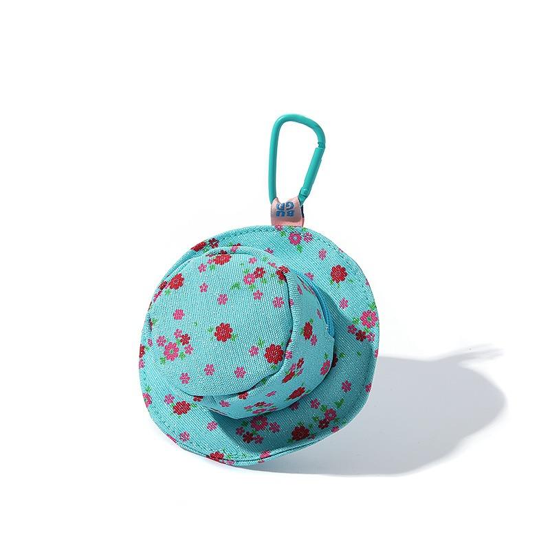 

Мини новая уличная портативная сумка для хранения монет и ключей, конфетного цвета, креативная сумка для шляпы, стильный модный тренд синий