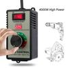 AC Motor Speed Controller Electric Fan Variable Speed Controller With 10A Universal Socket EU Plug AC220 To 240V 4000W