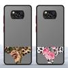 Rückseiten-Handyhülle für Xiaomi Poco X3 NFC X3 X4 X5 Pro C40 M5s C51 C50 F3 Lustige Leopardenmuster-Unterwäsche