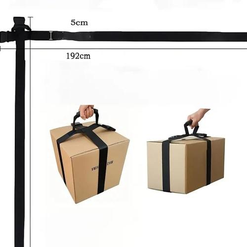 Cedar Eight Luggage Carrying Belt, Moving Belt for Cardboard Boxes, Convenient for Transporting Cardboard Boxes (H-Shaped)