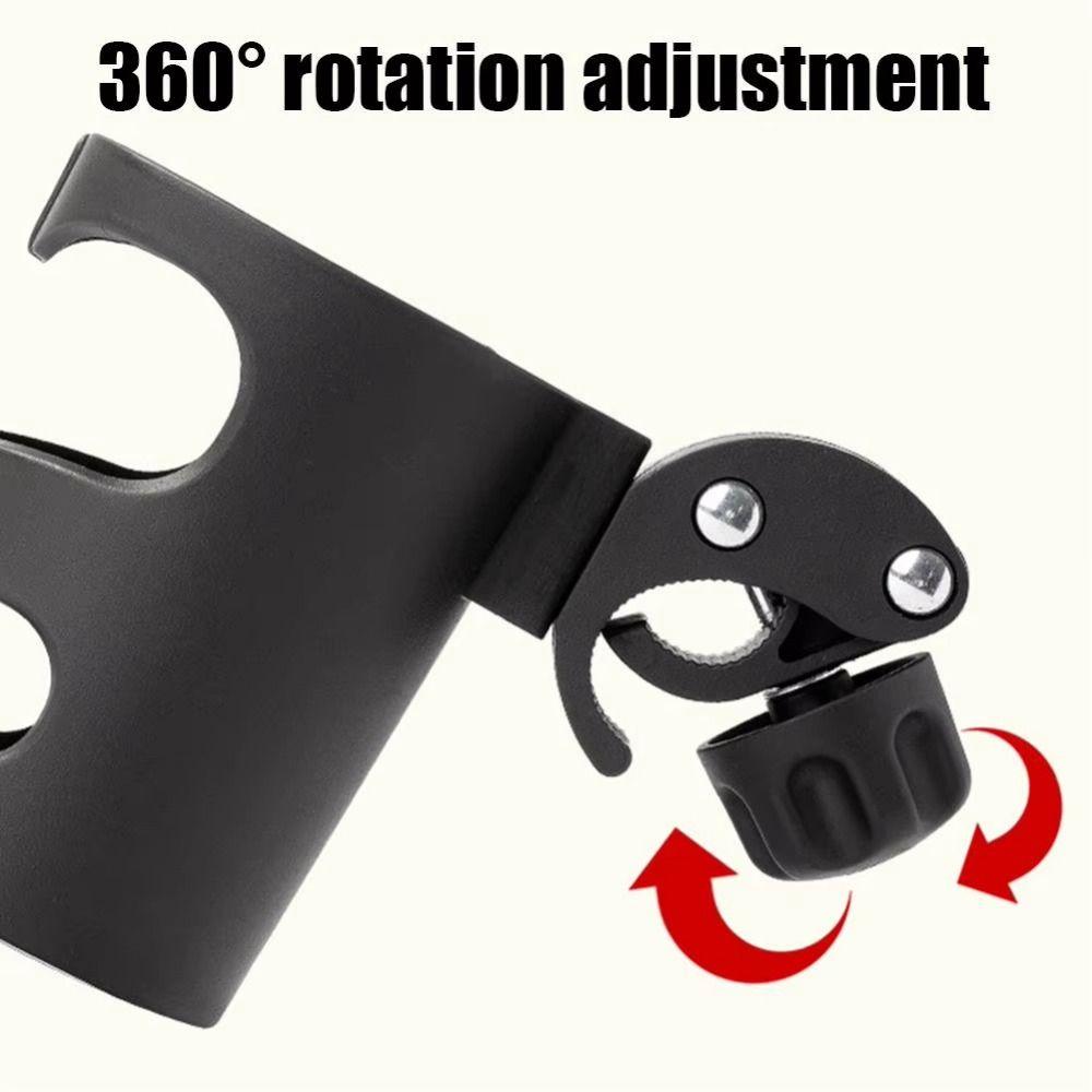Anti-Slip Baby Stroller Cup Rack Tool-Free Install Water Bottle Organiser Pushchair Accessories