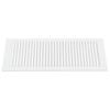 Slatted Design Cabinet Doors 2 Pcs White 99.3 X 39.4 Cm Solid Wood