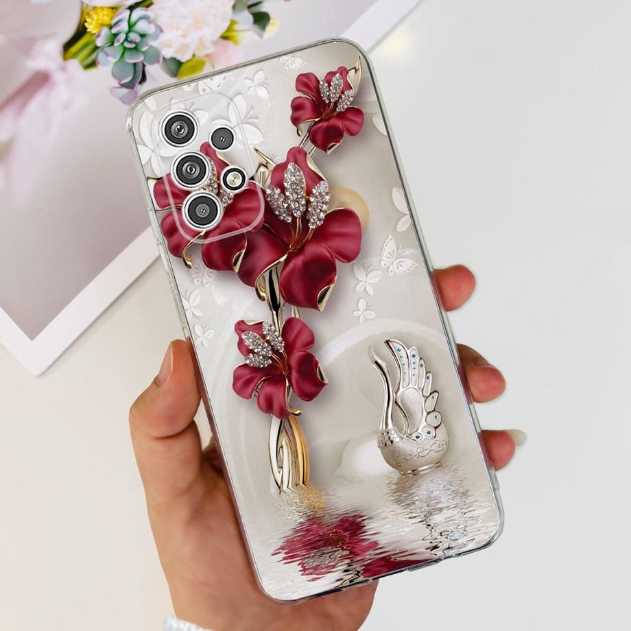 For Samsung Galaxy A23 5G case Halloween Skeletons Phone Cover Soft TPU Lovely Cartoon Jelly Funda Para Samsung A23 4G A 23 4G