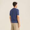 FERRAROMILANO Cotton Round Short Sleeve Knit D/Blue (Am0Gtsr20145)