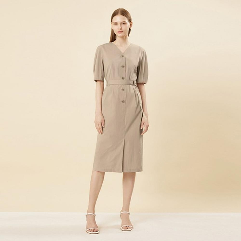 

She S miSS Belted Slim dreSS Swwopn22040 beige/66