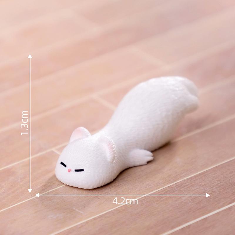 Roztomilé kreslené mini fretka kutilské domácí dekorace Stolní miniatury Kawaii Figurky Malé ozdoby Příslušenství Řemesla Dětské dárky