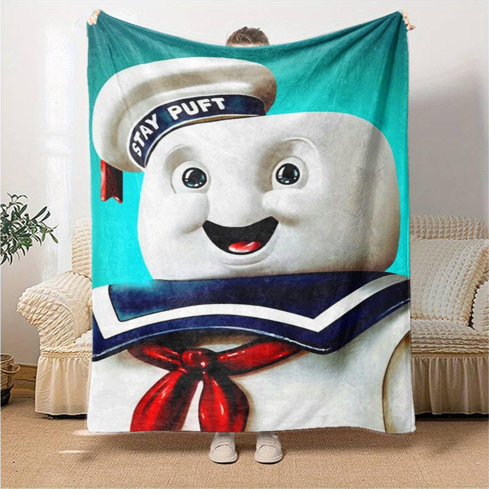 Ghostbusters Blanket Ultra-Soft Perfect for Office Chair Livingroom Picnics All-Season Use Modern Birthday Christmas Gift Blanket