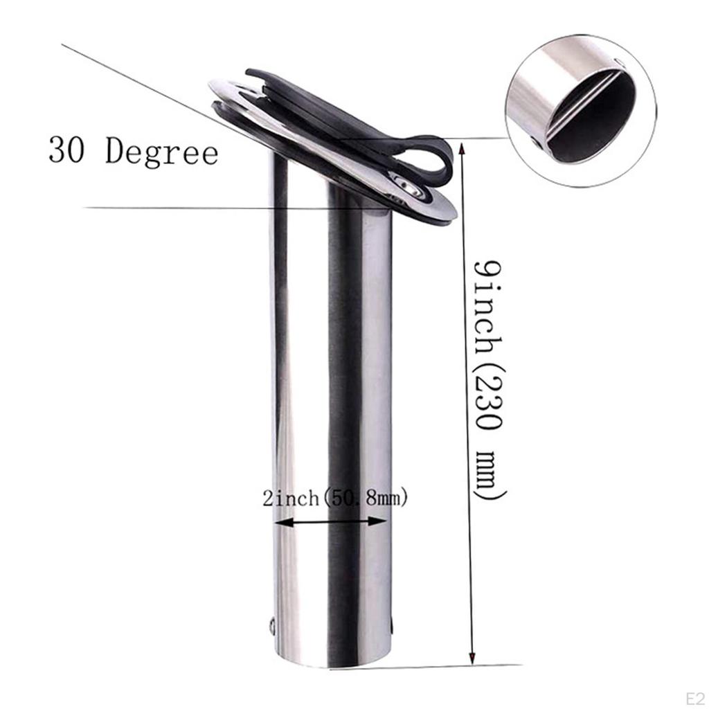 Rod Holder Stainless Steel Flush mountinging Resistant for Fish