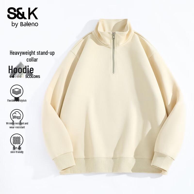 Baleno Men's S&K Series Stand Collar Half-Zip Sweatshirt