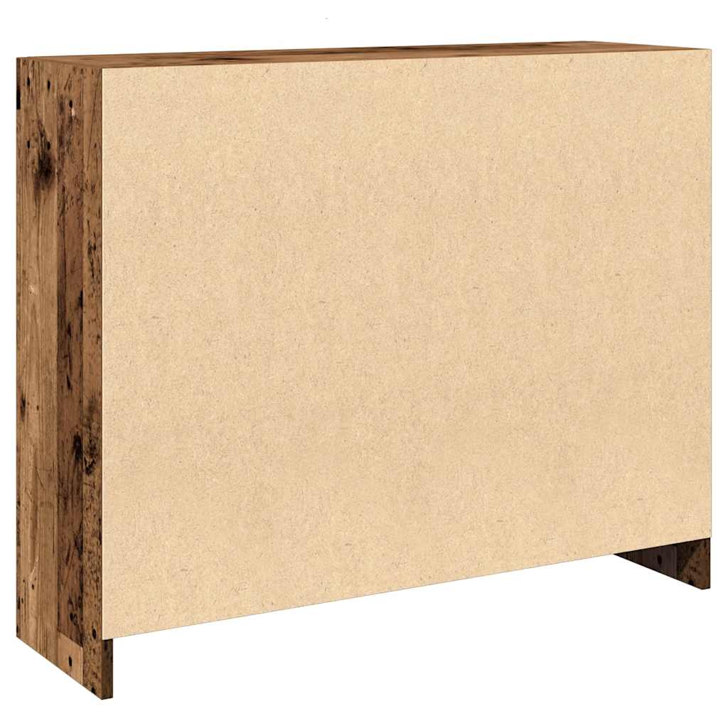 Vidaxl Cabinet, Old Wood, 91X28X75 Cm, Wood-Based Material