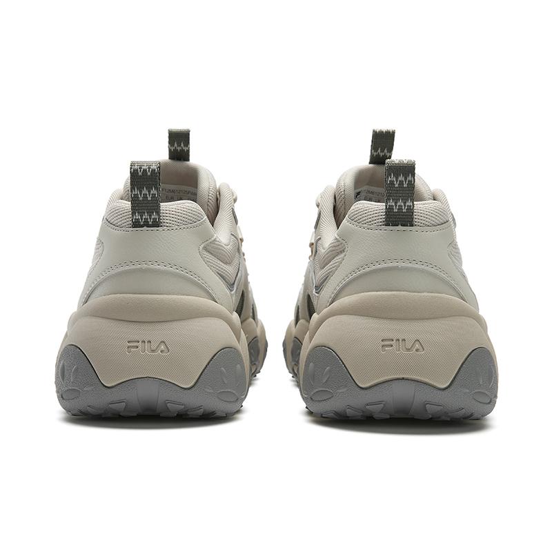 Fila FLUID 7 Low Top Chunky Sneakers Men's White Gray F12M612125FWR