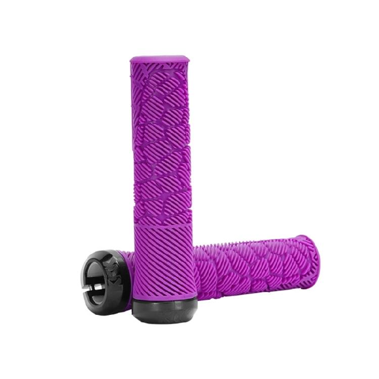 

1 пара мягких амортизирующих резиновых ручек для велосипеда, пылезащитные, нескользящие ручки руля для велоспорта, чехлы на ручки велосипеда фиолетовый