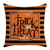 Halloween Pillow Home Pumpkin Cat Witch Hat Striped Sofa Decorative Pillow Case