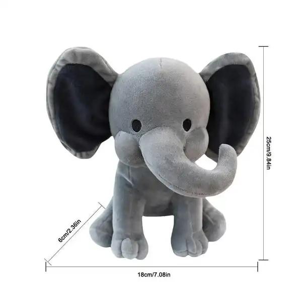 Gray Elephant Stuffed Animals Toy Kawaii Pink Elephant Plush Toys for Baby Boys Girls Plush Toys Halloween Christmas Gifts