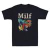MILF Mann Ich Liebe Fisch Lustige Fisch Grafik Zitat Vintage Herren Kurzarm T-Shirt