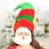 Christmas Hat Striped Elf Hat With Ears Christmas Ornaments Decor Children Women Men Cap Party Props