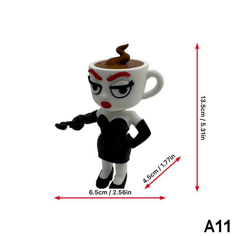 

Tralalero Tralala Brainrot Tung Tung Tung Sahur Figure 3D Printed Frulli Frulla Statue Joint Movable Model Car Home Ornament A11