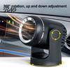 12v Car Interior Heater Portable Defroster, 12V Compact Electric Heating Fan for Fast Window Defroster Auto Windshield Defogging, Desktop Space