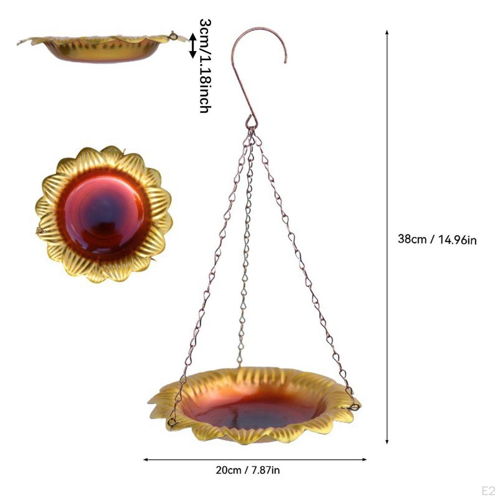 Hängendes Vogelhaus Futterhaus Bad Bewässerung Haustierbedarf Gartendeko für Terrasse Draußen