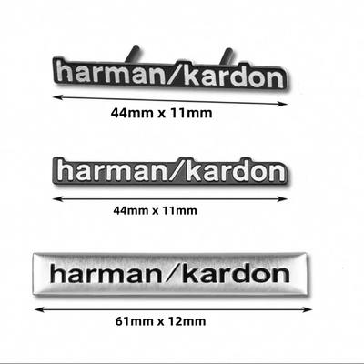 4/10/20 Pezzi Metallo di Alta Qualità harman/kardon Altoparlante Hi-Fi per Auto Altoparlante Audio Badge Emblema Stereo Adesivo Accessori per Styling Auto
