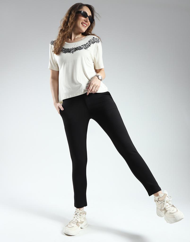 Monte Carlo Women's Solid Regular Fit Jegging