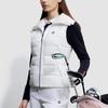 FILA Golf Series Solid Color Zip Collar Sleeveless Down Vest Women vest Jade-White A11W345906F-WT